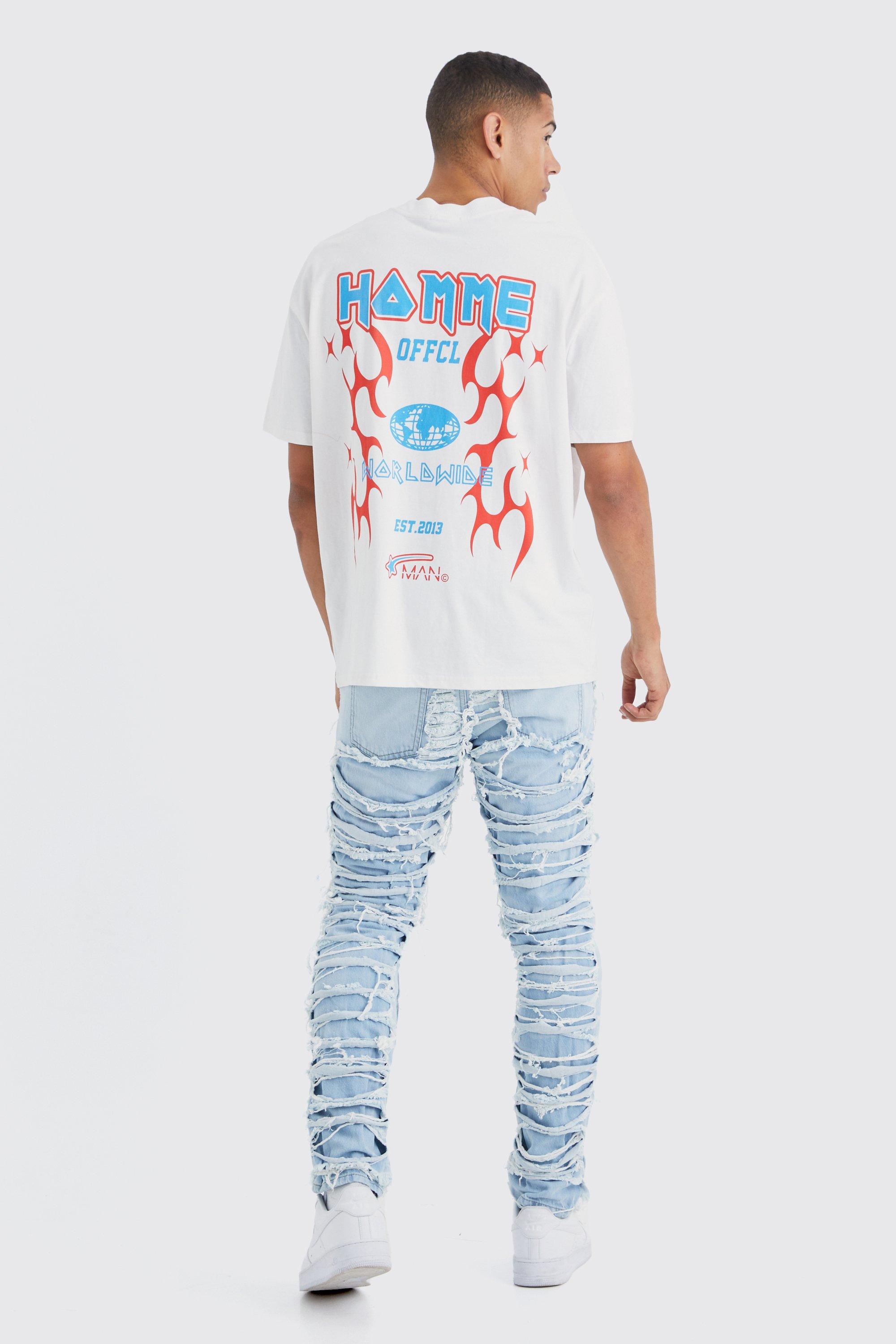 Vaqueros super ajustados online hombre